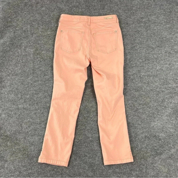 Pilcro and the Letterpress Jeans Womens 27 Anthropologie Stet Peach Cropped - Picture 5 of 14